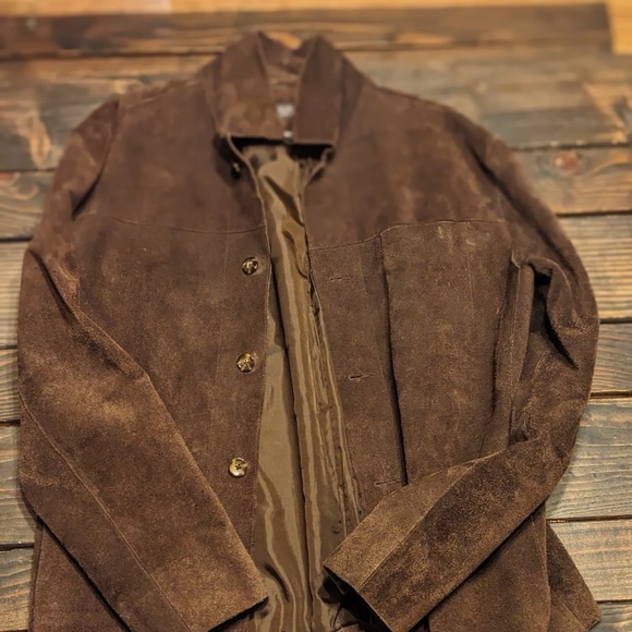 Banana Republic Men’s Genuine Leather Jacket - Size Large - Picture 4 of 4